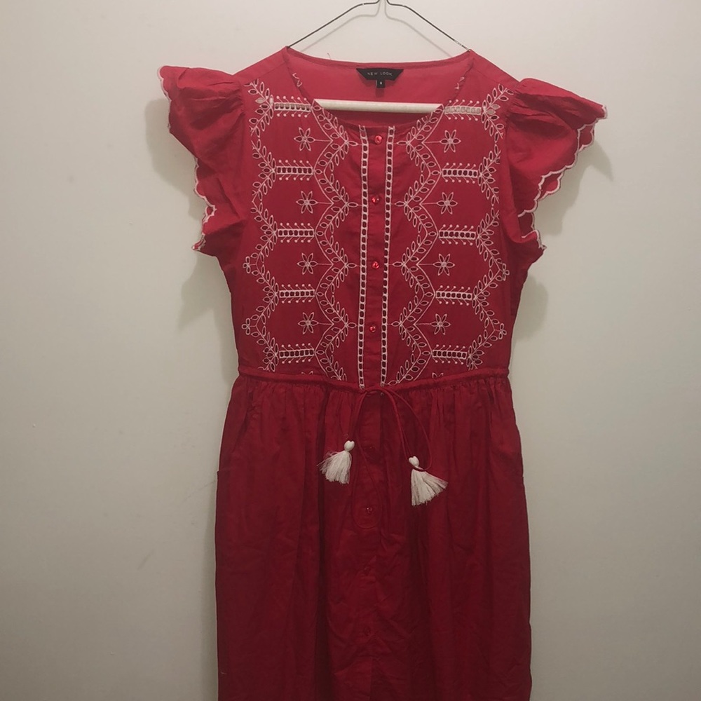 New Look Linen Dress w/ Pockets